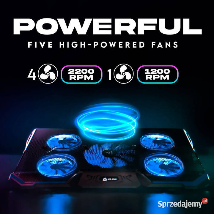 Podkładka chłodząca do laptopa KLIM Cyclone sprzedam