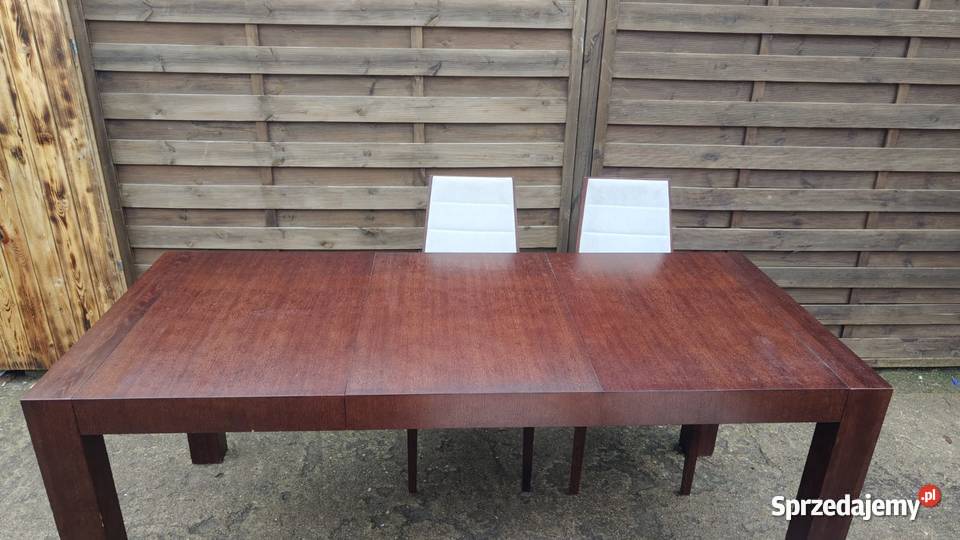 Komplet Paged stół rozkładany Cuba 4 krzesła Warszawa sprzedam