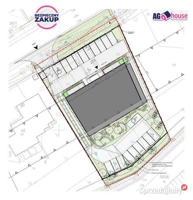 Działka 1701m2 Kąty Rybackie Rybacka gaz