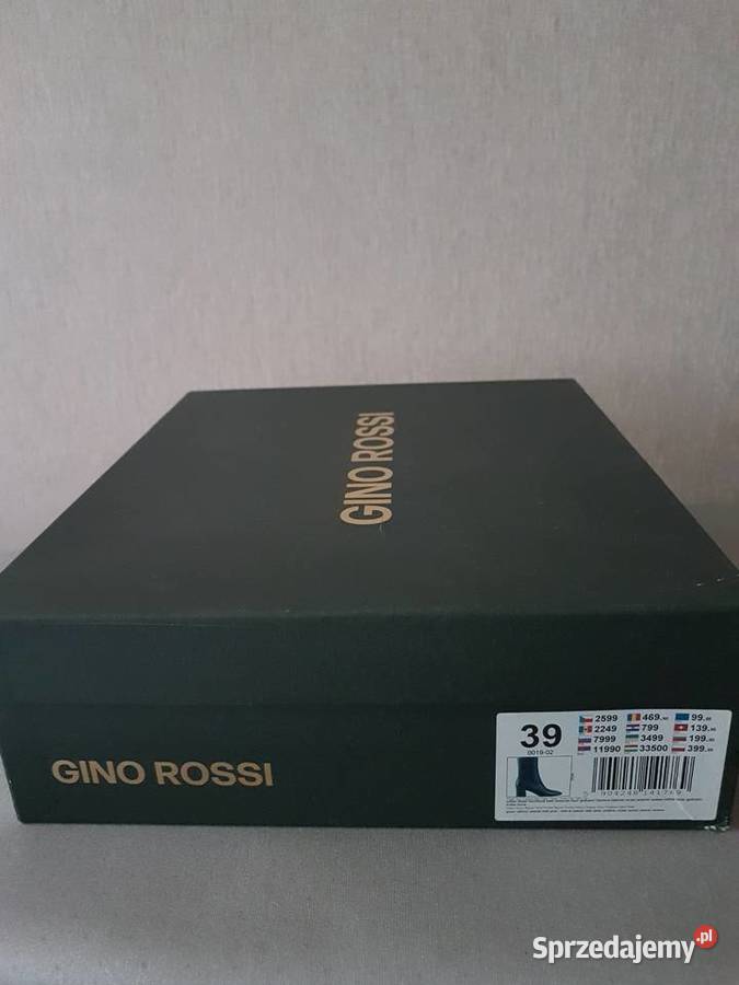 Damskie botki na obcasie Gino Rossi śląskie