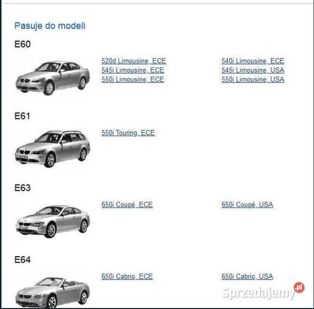 Osłona skrzyni biegów Bmw 5 E60E61 Bmw 6 650i osobowe Biłgoraj
