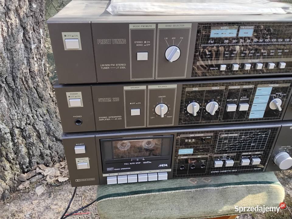 Sanyo ja220 Wieże i miniwieże Elektronika Grabów nad Pilicą