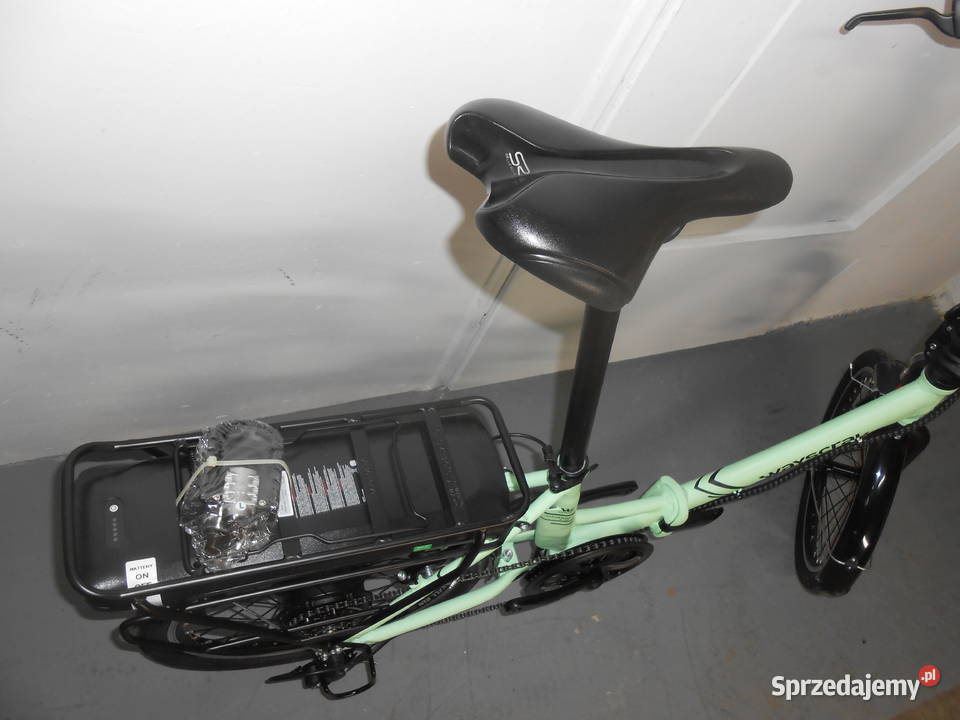 Elektryczny rower składany ALUMINIOWY dwa lata lubuskie Świebodzin