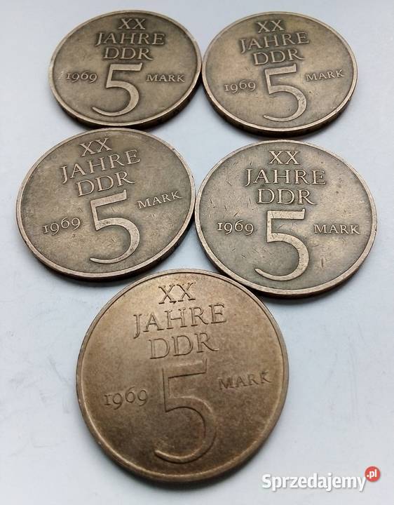 NIEMCY5 MAREK1969 r5 SZTUK XXLAT DDR Legionowo sprzedam