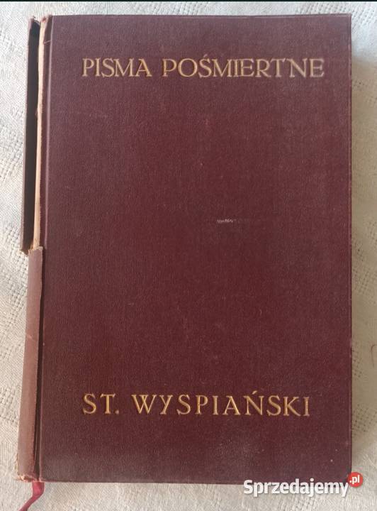 Stara książka Stanisław Wyspiański Pisma