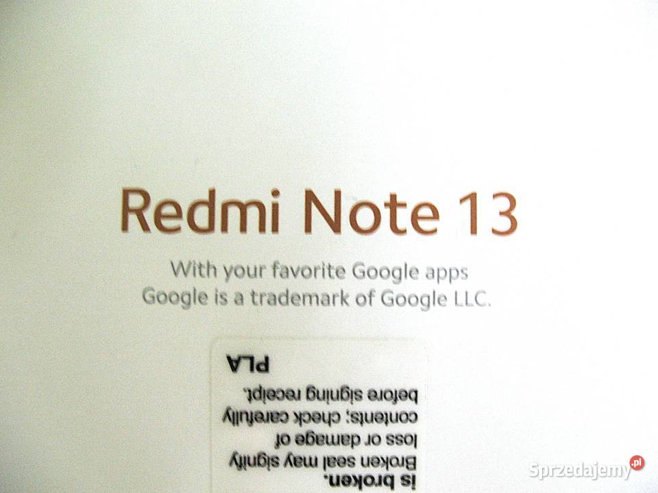 Telefon Xiaomi Redmi Note 13 128GB mazowieckie Siedlce