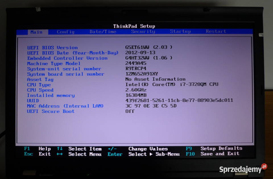 Lenovo ThinkPad W530 i7 16G Ram NVIDIA 1920x1080 Białystok