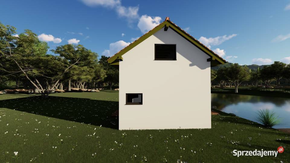 Projekt domu ZG48 na zgłoszenie bez pozwolenia Sosnowiec sprzedam