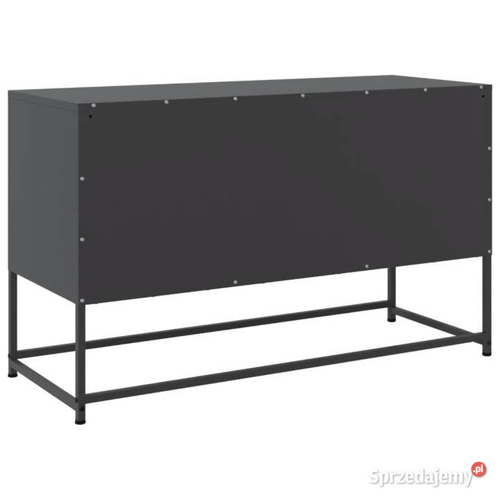 Szafka czarna 36x39x123 stal WM846524 Pozostałe