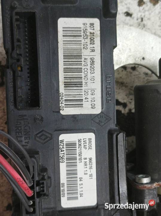 MECHANIZM SZYBY LEWY PRZÓD 807310021R Renault Wyposażenie wnętrza