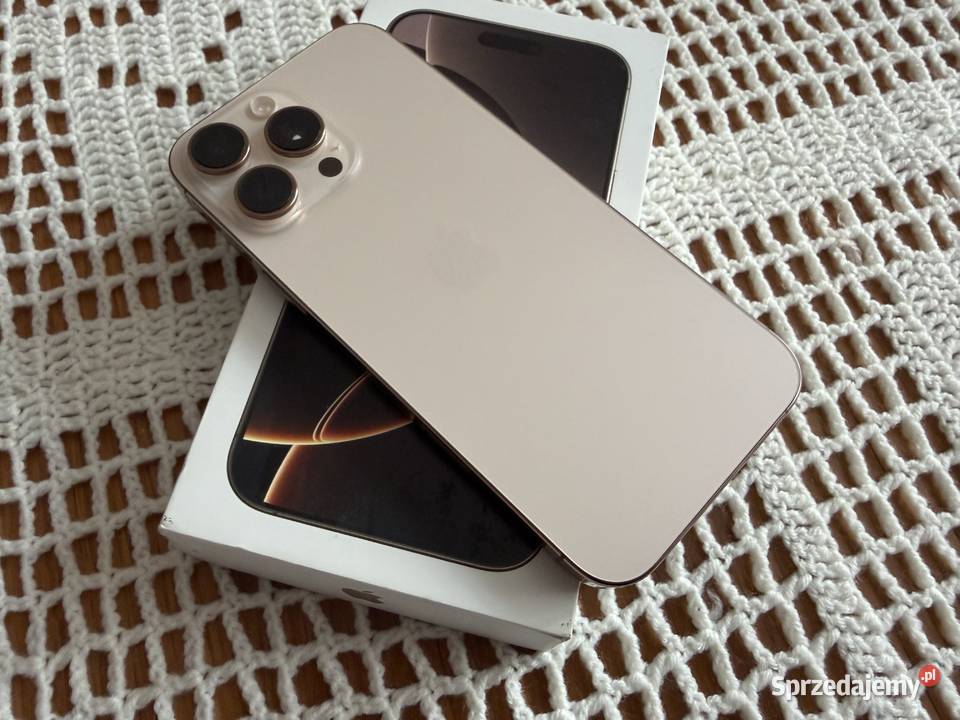 IPhone 16 Pro 256GB Gold stan bateria 98 kpl Brzozów