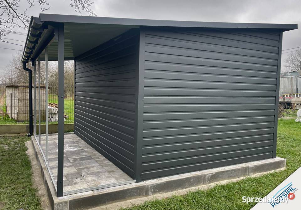 Schowek Ogrodowy 4x3m z wiatką Sochaczew