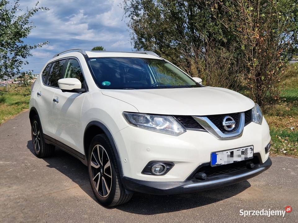 Nissan XTrail TEKNA 2017 Panorama 360 Diesel lakier metallic Poznań sprzedam