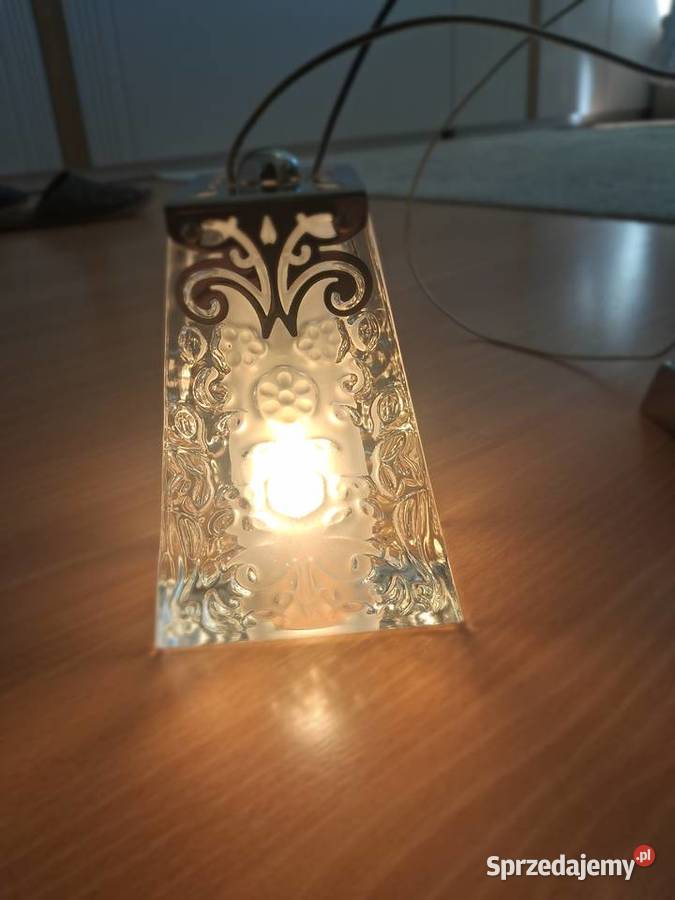 2 kryształowe lampki wiszące Warszawa