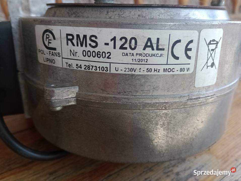 dmuchawa pieca co ekogroszek 80W Złotniki Kujawskie