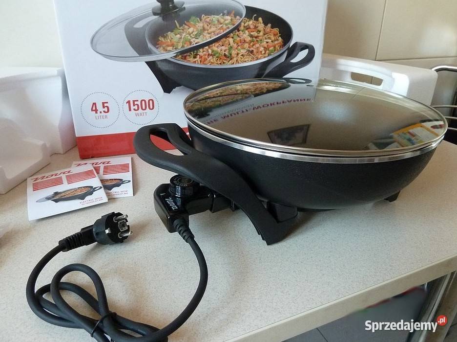 NOWA Patelnia Elektryczna WOK 1500 W GERMANY ro podkarpackie Rzeszów