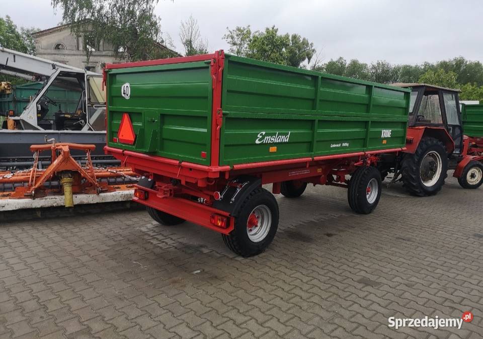 przyczepa rolnicza 8 ton trzystronny wywrot