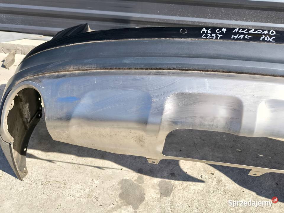 ZDERZAK TYŁ AUDI A6 C7 ALLROAD LZ9Y PDC HAK Przystajń
