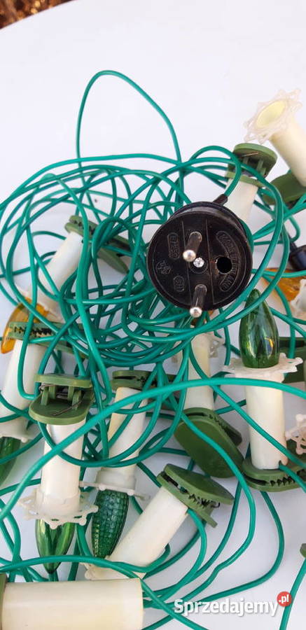 Lampki choinkowe PRL Warszawa