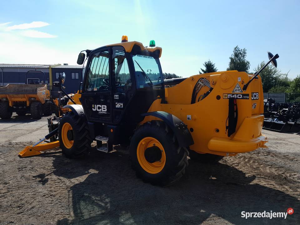 JCB 540170 2017R ŁADOWARKA TELESKOPOWA 540180 wielkopolskie Krotoszyn
