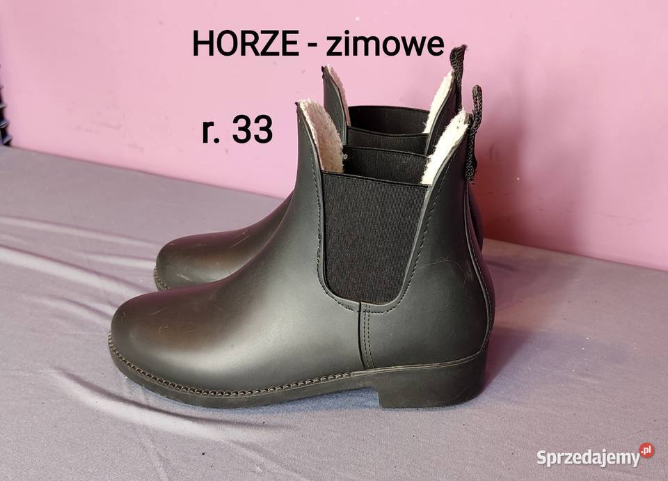 Zimowe dziecięce sztyblety HORZE ocieplane Jasień