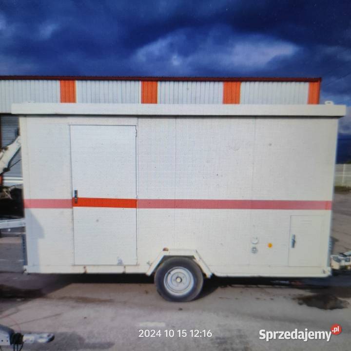 Przyczepa kempingowa kontener mieszkalny Hajnówka