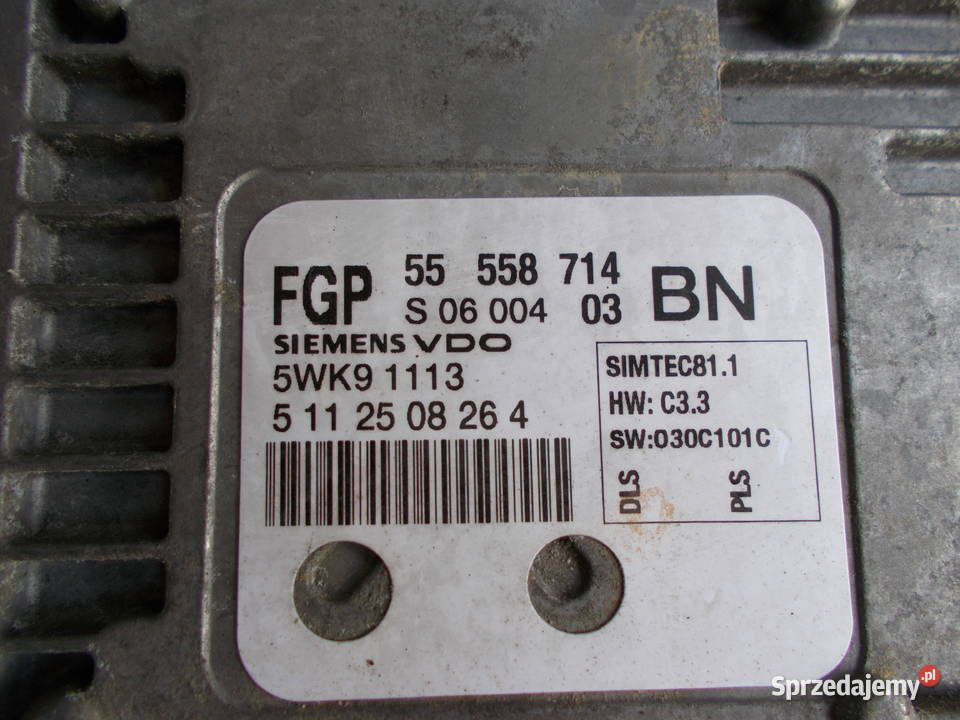 OPEL SIGNUM 22 16V komputer sterownik silnika osobowe Zamość sprzedam