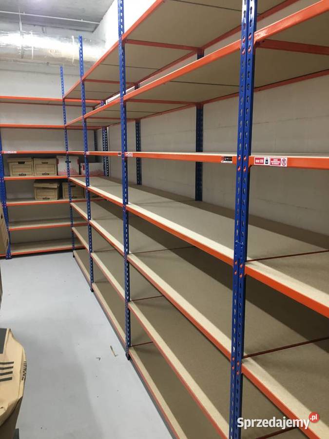 Regal do garażu magazynu sklepu regały kątownik Krośnice