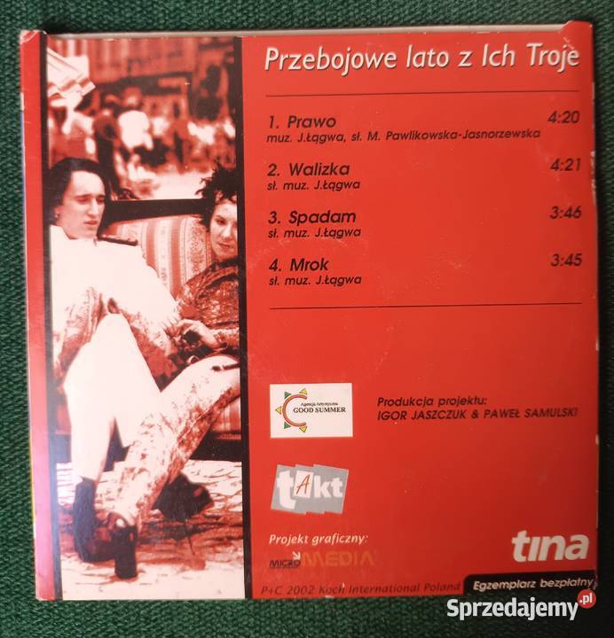 Przebojowe lato z Ich Troje CD małopolskie Zbylitowska Góra sprzedam