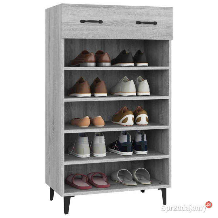 Szafka na buty szary dąb sonoma 60x35x105 mazowieckie