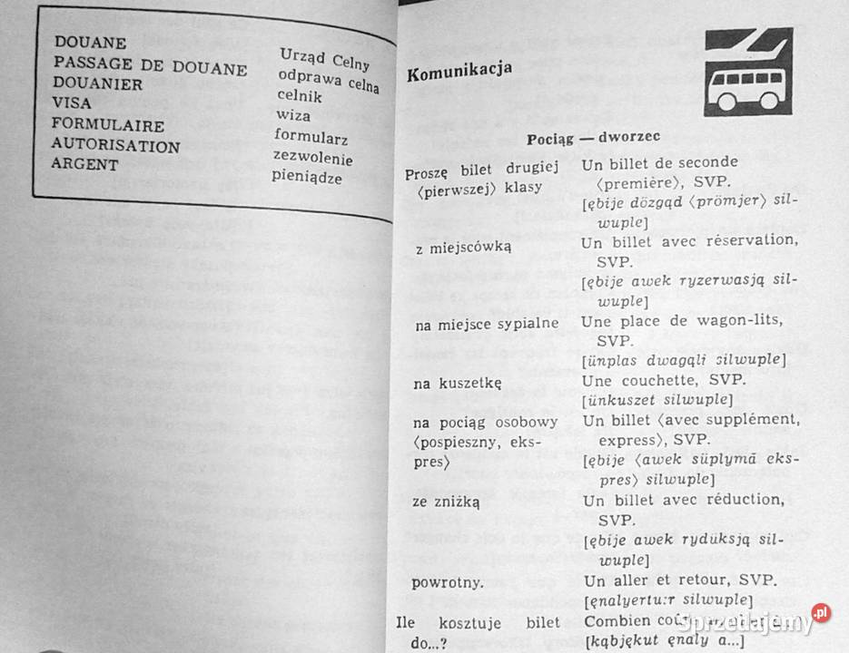 Mini rozmówki francuskie Wiesław Piechocki Alina miękka lubelskie Chełm