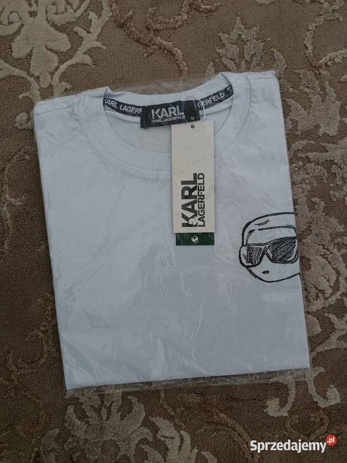 Tshirt męski Karl Lagerfeld nowoczesny design podlaskie Białystok sprzedam