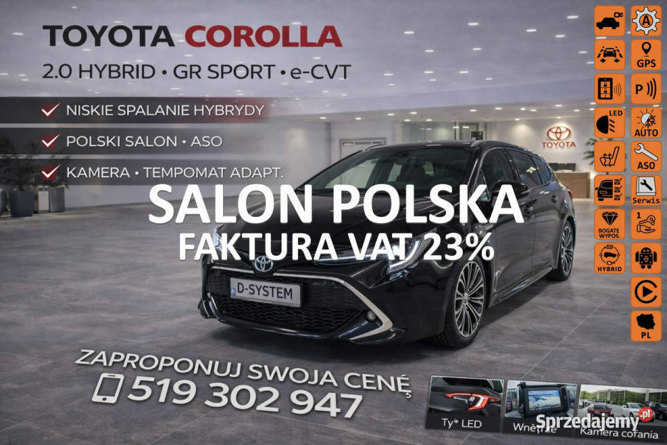 Toyota Corolla Executiv 2021r Salon Polska 20 Białystok