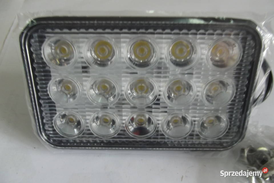 Lampa robocza diodowa prostokątna15 led x 3W Parczew