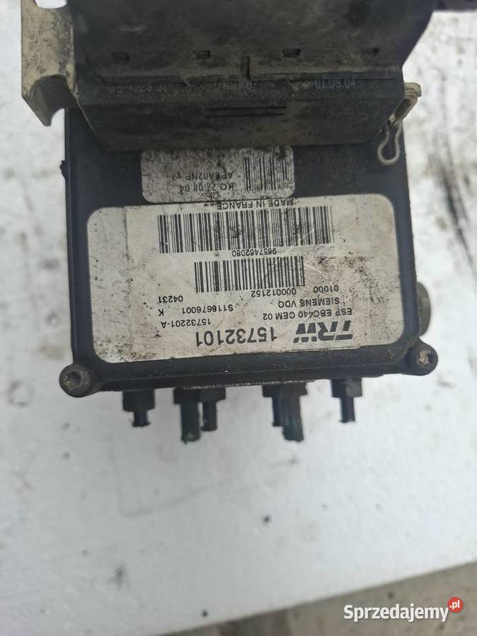 Pompa Hamulcowa ABS Peugeot 407 Wisznice