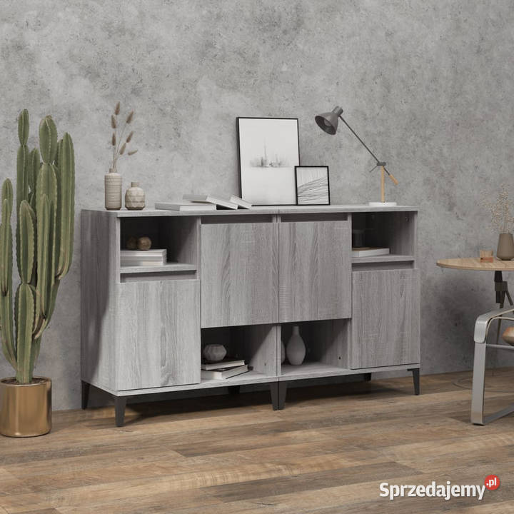 Komody 2 szary dąb sonoma 60x35x70 WM3185733 Warszawa