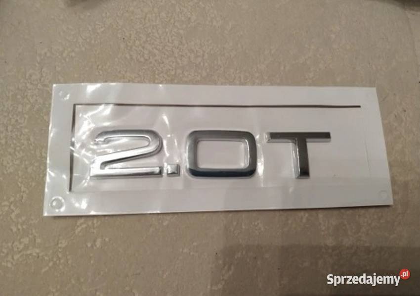 NOWY srebrny znaczek 20T emblemat logo klejane Zamość