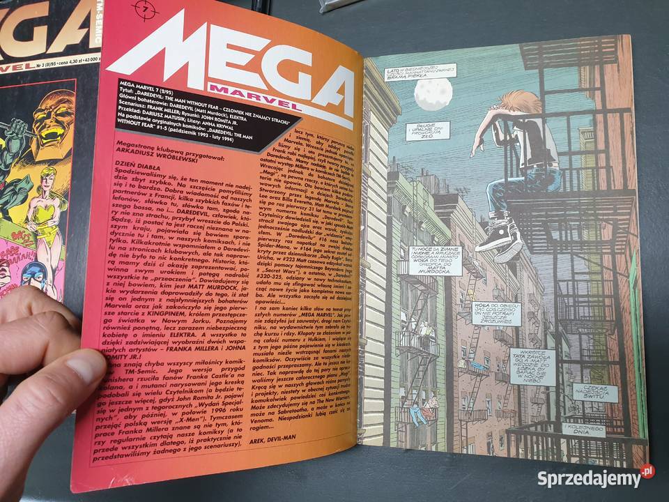 Mega Marvel 2 7 1995 Daredevil Elektra TMSemic Gdynia