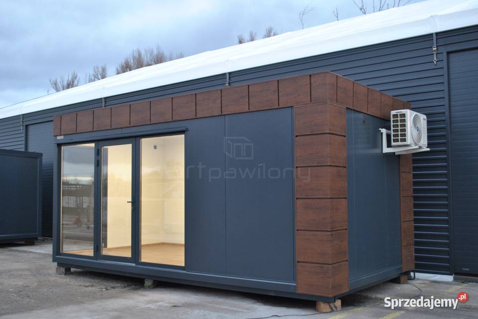 Kontener Usługowy 3x6 Pawilon Handlowy Biurowy Kraków