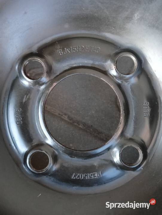 Komplet felg stalowych 15 Renault Clio VI z TPMS Olsztyn sprzedam