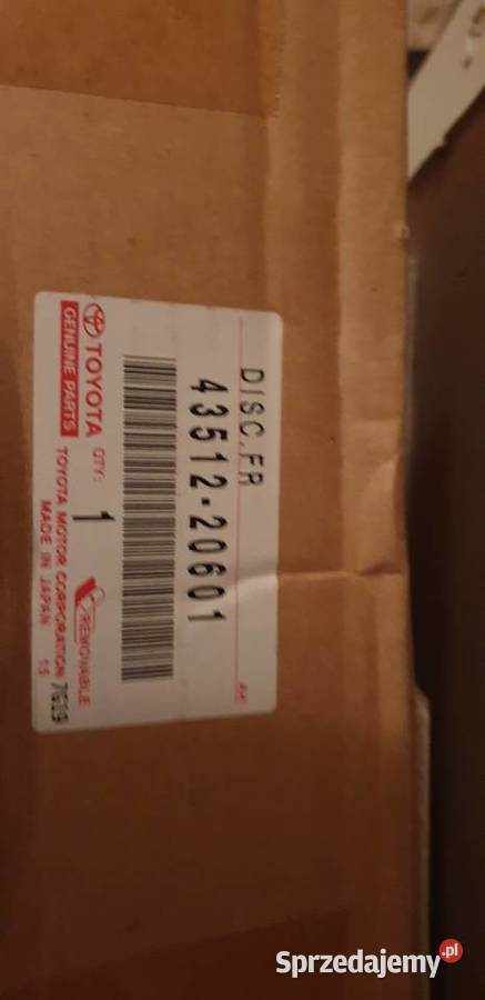 Tarcza hamulcowa Toyota Avensis 4351220601 Lublin