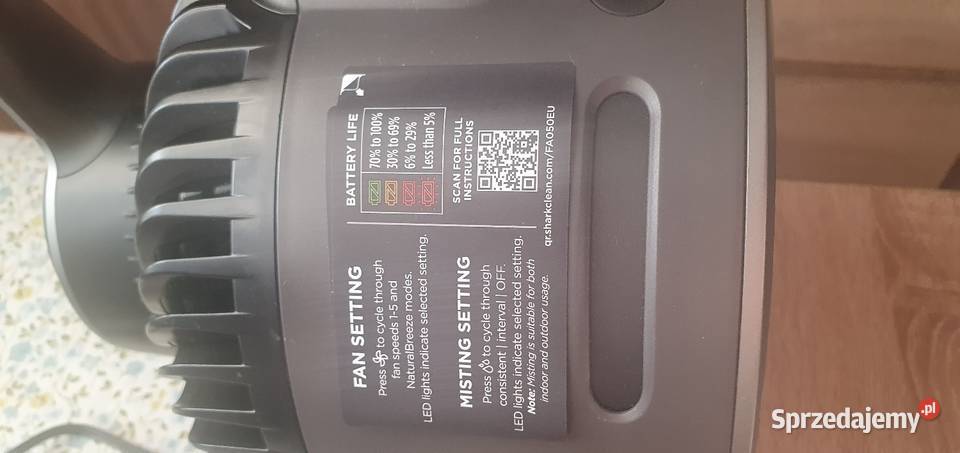 Wentylator z bryza wodną Warszawa