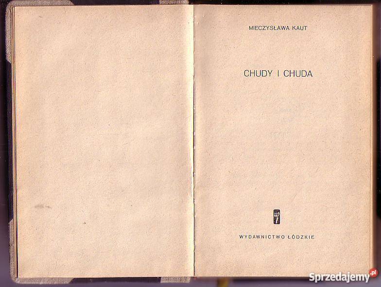 5967 CHUDY I CHUDA MIECZYSŁAWA KAUT Czyrna sprzedam