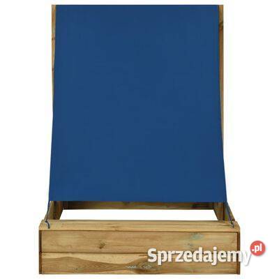 vidaXL Piaskownica z daszkiem 160x100x133 mazowieckie Warszawa