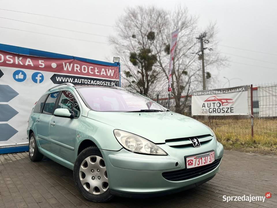 Peugeot 307sw 16 LPG 2005 7 osobowy Panorama Dl Wrocław