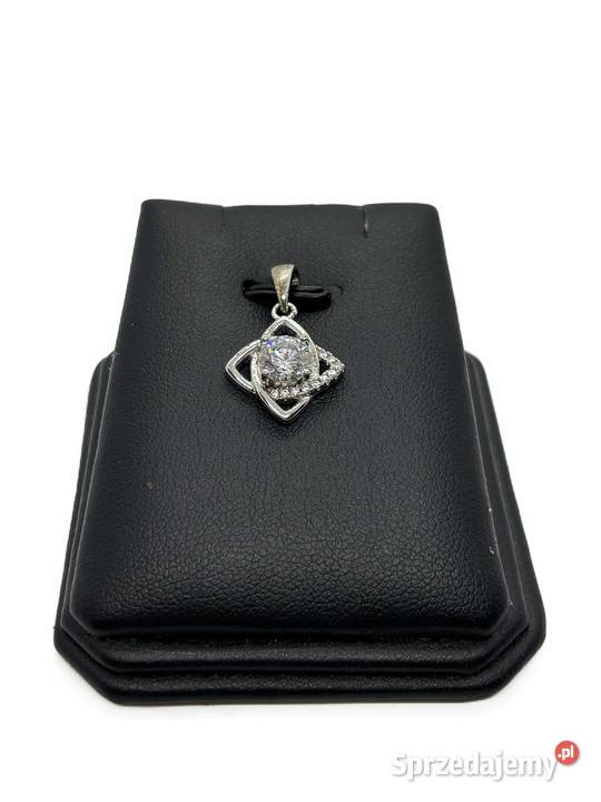 Nowa srebrna zawieszka pr 925 210g Cyrkonia Elbląg