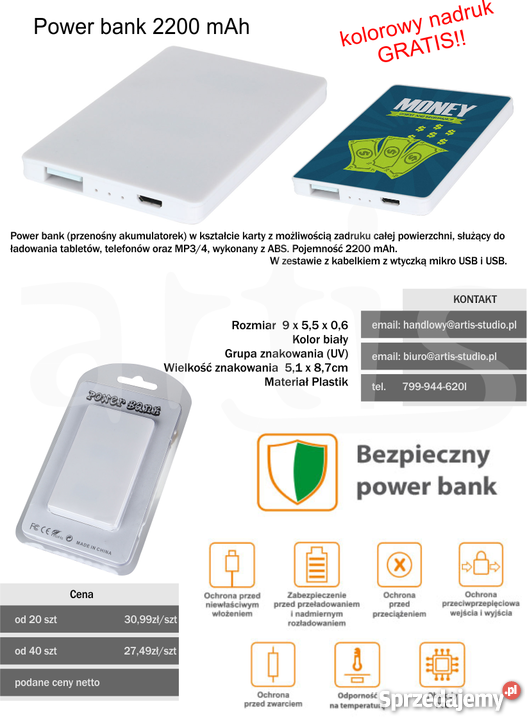 Gadżety Reklamowe 20 tysięcy produktów w ofercie Białystok