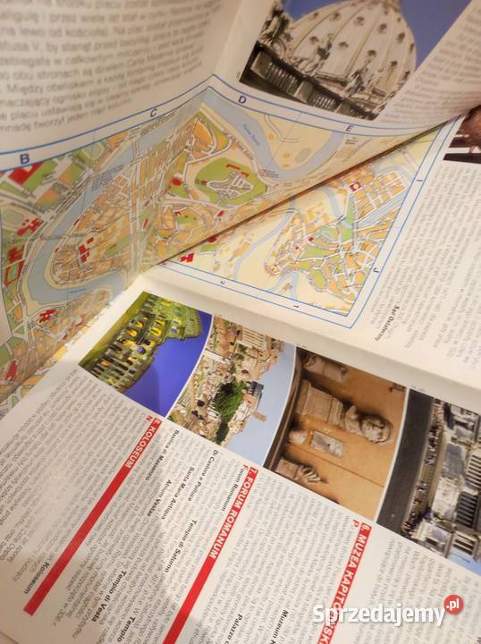 mapa Rzymu skala poradnik 1 15 000 pielgrzymuj z