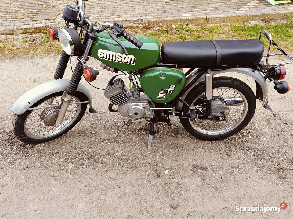 Simson S51 org ddr dwusuwowy Drawsko Pomorskie