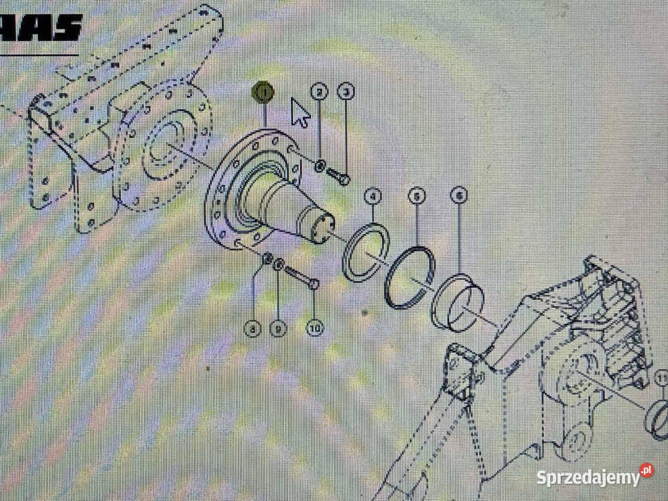 CLAAS 00 0764 593 0Claasoś gąsienicyClaas Lexion Jastrzębniki